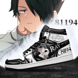 Ray The Promised Neverland Sneakers Custom Anime Shoes - 4 - GearAnime