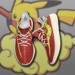 Pikagoku Shoes Custom Pikachu Mixed Goku Kintoun Anime Sneakers - 2 - GearAnime