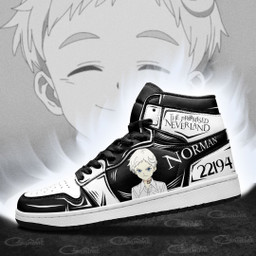 Norman The Promised Neverland Sneakers Custom Anime Shoes - 3 - GearAnime