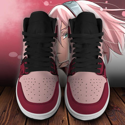 Sakura Haruno Sneakers Custom Symbol Anime Shoes For Fan - 4 - GearAnime