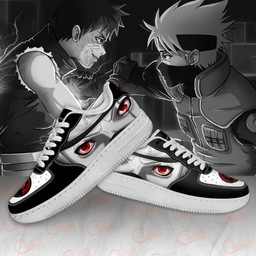 Kakashi and Obito Eyes Air Sneakers Custom Anime Shoes - 4 - GearAnime