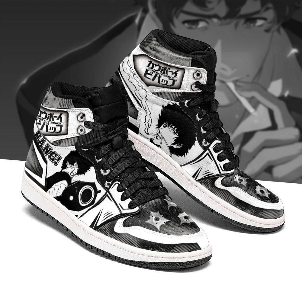 Cowboy Bebop Sneakers Spike Spiegel Anime Custom Shoes - 1 - GearAnime