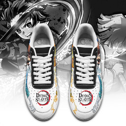 Tanjiro And Zenitsu Sneakers Breathing Form Demon Slayer Anime Shoes - 4 - GearAnime