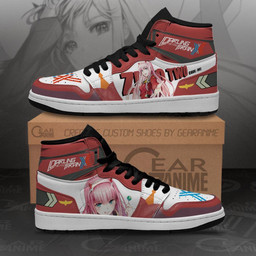 Code 002 Zero Two Sneakers Custom Darling In The Franxx Anime Shoes - 3 - GearAnime