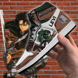 Levi Ackerman Sneakers Attack On Titan Anime Sneakers - 4 - GearAnime