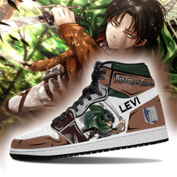 Levi Ackerman Sneakers Attack On Titan Anime Sneakers - 3 - GearAnime