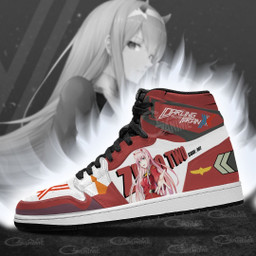 Code 002 Zero Two Sneakers Custom Darling In The Franxx Anime Shoes - 4 - GearAnime