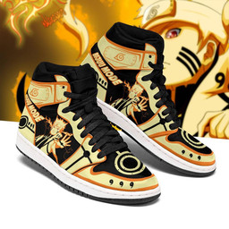 Bijuu Mode Sneakers Nine-Tails Chakra Custom Anime Shoes - 2 - GearAnime