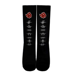 Akatsuki Symbol Socks Symbol Hidden Village Socks PT10 - 2 - GearAnime
