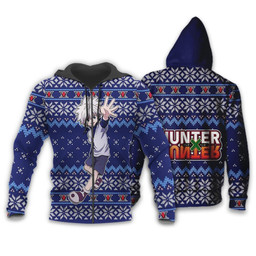 Killua Ugly Christmas Sweater Hunter X Hunter Anime Xmas Gift Custom Clothes - 2 - GearAnime