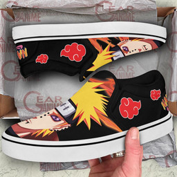 Pain Slip On Sneakers Custom Anime Shoes PN12 - 3 - GearAnime
