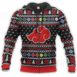 Akatsuki Ugly Christmas Sweater Anime Xmas Gift Idea VA10 - 2 - GearAnime