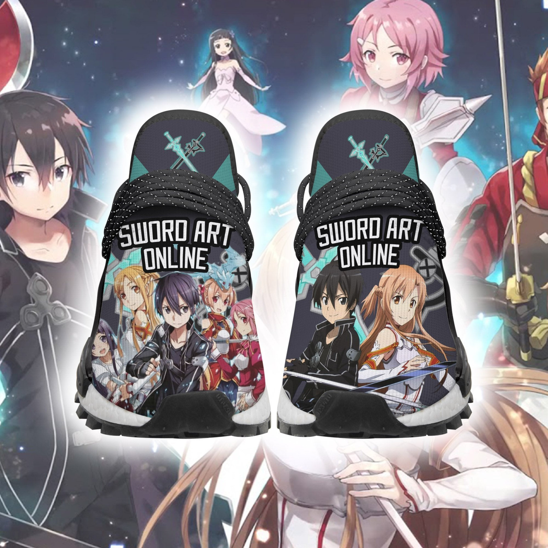 Sword Art Online Shoes Characters Custom SAO Anime Sneakers - 2 - GearAnime