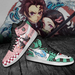 Tanjiro and Nezuko Sneakers Custom Demon Slayer Anime Shoes - 3 - GearAnime