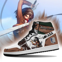 Mikasa Ackerman Sneakers Attack On Titan Anime Sneakers - 3 - GearAnime