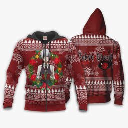 Ken Kaneki Ugly Christmas Sweater Tokyo Ghoul Anime Gift Idea VA11 - 2 - GearAnime