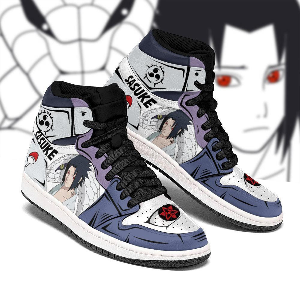 Uchiha Sasuke OroSasu Sneakers Custom Anime Sneakers - 2 - GearAnime