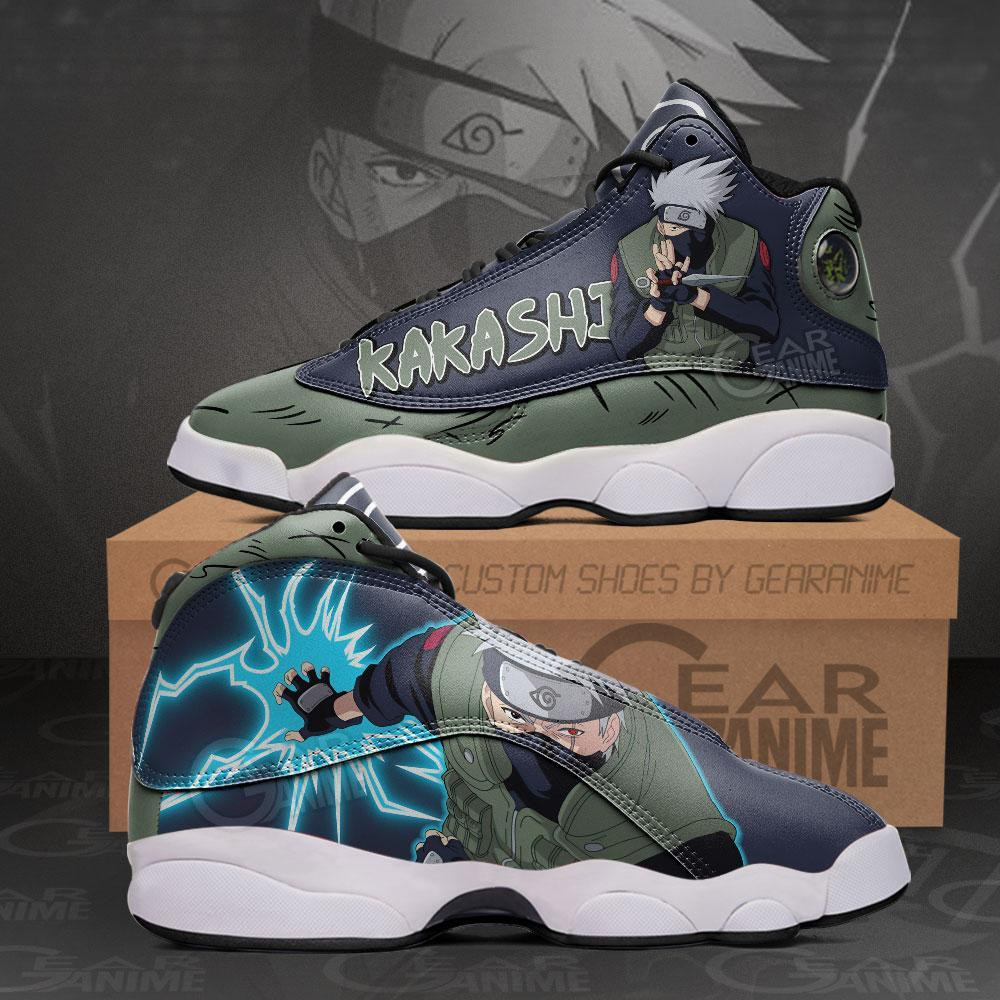 Hatake Kakashi Sneakers Jounin Custom Anime Shoes - 1 - GearAnime