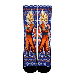 Goku Super Saiyan Socks Ugly Dragon Ball Anime Socks Gift Idea - 2 - GearAnime