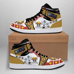 Straw Hat Pirates Jolly Roger Sneakers Custom Anime One Piece Shoes - 1 - GearAnime