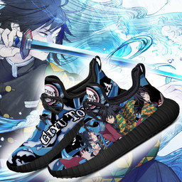 Demon Slayer Giyu Tomioka Reze Shoes Custom Anime Sneakers - 2 - GearAnime
