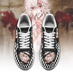 Tokyo Ghoul Juuzou Sneakers Custom Checkerboard Shoes Anime - 2 - GearAnime