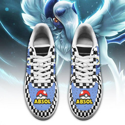 Poke Absol Sneakers Checkerboard Custom Pokemon Shoes - 2 - GearAnime