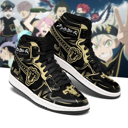 Black Bull Magic Knight Sneakers Custom Anime Black Clover Shoes - 1 - GearAnime