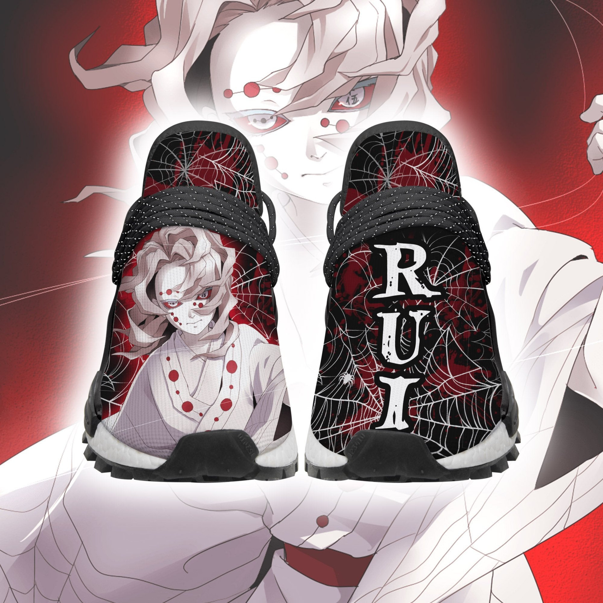 Demon Slayer Shoes Rui Shoes Skill Anime Sneakers - 2 - GearAnime