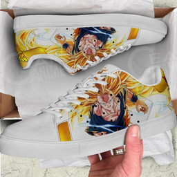 Goku SSJ 3 Skate Shoes Dragon Ball Custom Anime Shoes - 4 - GearAnime