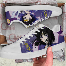 Sailor Saturn Skate Shoes Sailor Moon Anime Custom Shoes PN10 - 2 - GearAnime