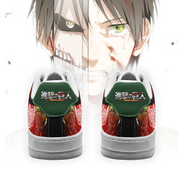 Attack On Titan Eren Yeager Air Sneakers Custom AOT Anime Shoes - 3 - GearAnime