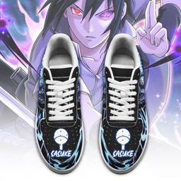 Sasuke Uchiha Sneakers Custom Anime Shoes Leather - 2 - GearAnime
