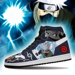 Kakashi Sneakers Custom Lightning Skill Anime Shoes Fan Gifts Idea - 3 - GearAnime