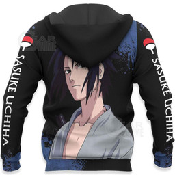 Uchiha Sasuke Hoodie Sweater Custom Anime Zip Jacket - 5 - GearAnime