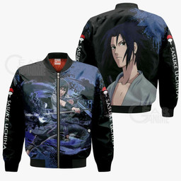 Uchiha Sasuke Hoodie Sweater Custom Anime Zip Jacket - 4 - GearAnime