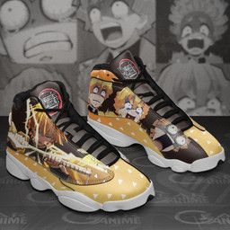 Zenitsu Sneakers Cool Funny Face Custom Anime Demon Slayer Shoes - 3 - GearAnime