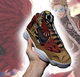 BNHA Hawks Keigo Takami Sneakers Custom Anime My Hero Academia Shoes - 4 - GearAnime