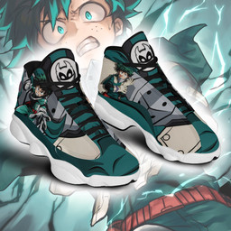 Izuku Midoriya Deku Sneakers Custom Anime My Hero Academia Shoes - 3 - GearAnime