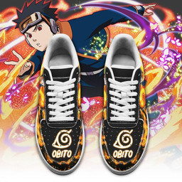 Obito Sneakers Custom Anime Shoes Leather - 2 - GearAnime