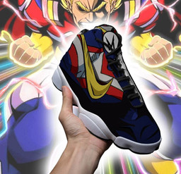 BNHA All Might Sneakers Custom Anime My Hero Academia Shoes Gift Idea - 4 - GearAnime
