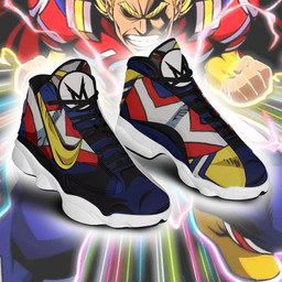BNHA All Might Sneakers Custom Anime My Hero Academia Shoes Gift Idea - 2 - GearAnime
