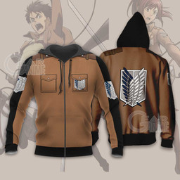 Attack on Titan Scout Jacket Cloak Costume Anime Shirt - 1 - GearAnime
