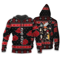 Akatsuki Ugly Christmas Sweater Anime Xmas Gift Custom Clothes - 2 - GearAnime