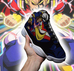 All Might Hero Sneakers Custom Anime My Hero Academia Shoes - 3 - GearAnime