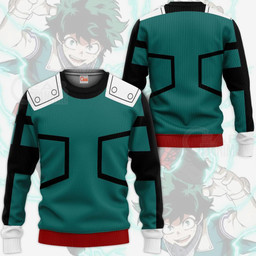 Deku Izuku Midoriya Shirt Costume My Hero Academia Anime Hoodie Sweater - 2 - GearAnime
