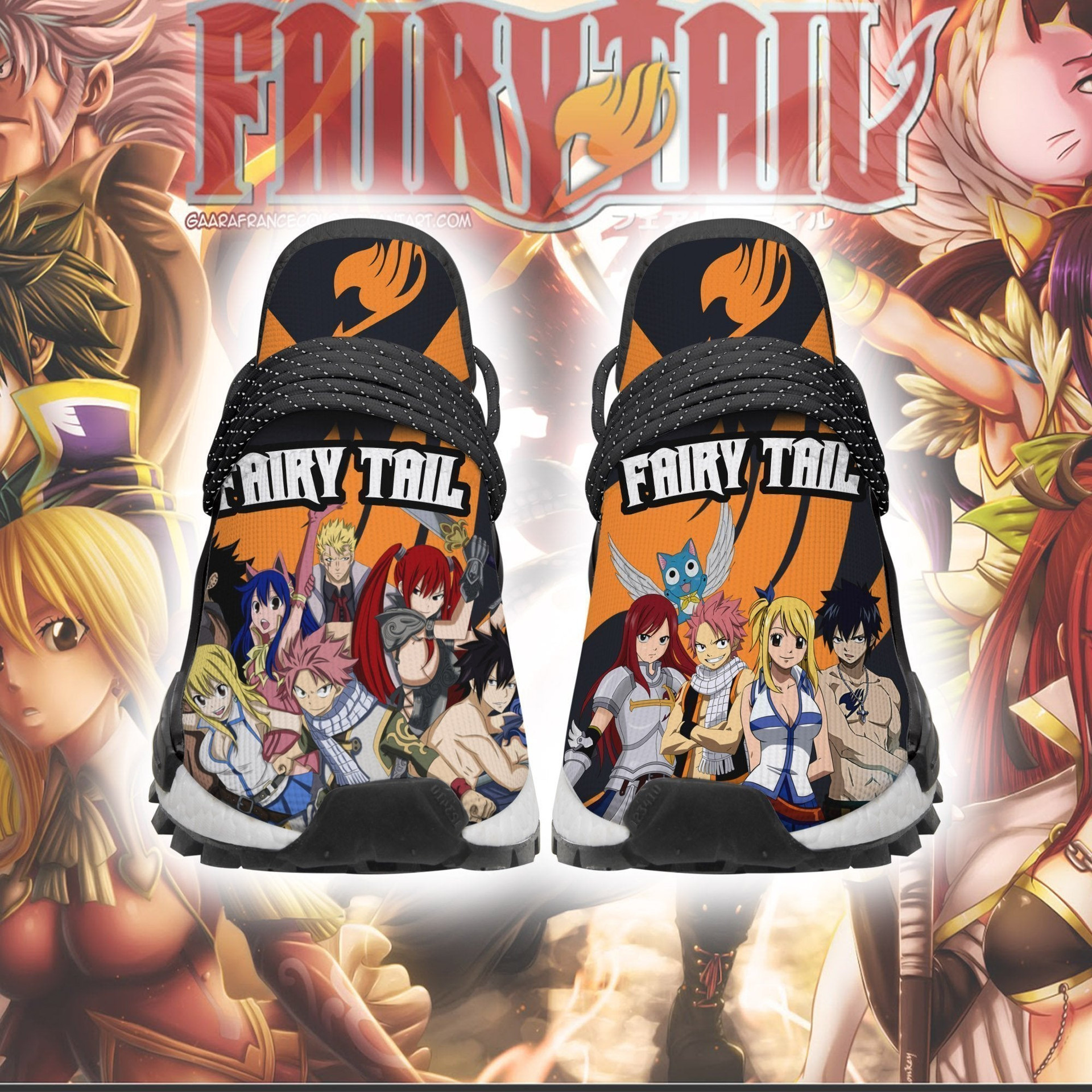 Fairy Tail Shoes Characters Custom Anime Sneakers - 2 - GearAnime