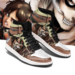 Eren Yeager Titan Sneakers Custom Attack On Titan Anime Shoes - 2 - GearAnime