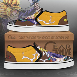 Future Trunks Slip On Sneakers Dragon Ball Custom Anime Shoes PN11 - 2 - GearAnime