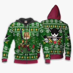 Zoro Ugly Christmas Sweater One Piece Anime Xmas Gift VA10 - 2 - GearAnime